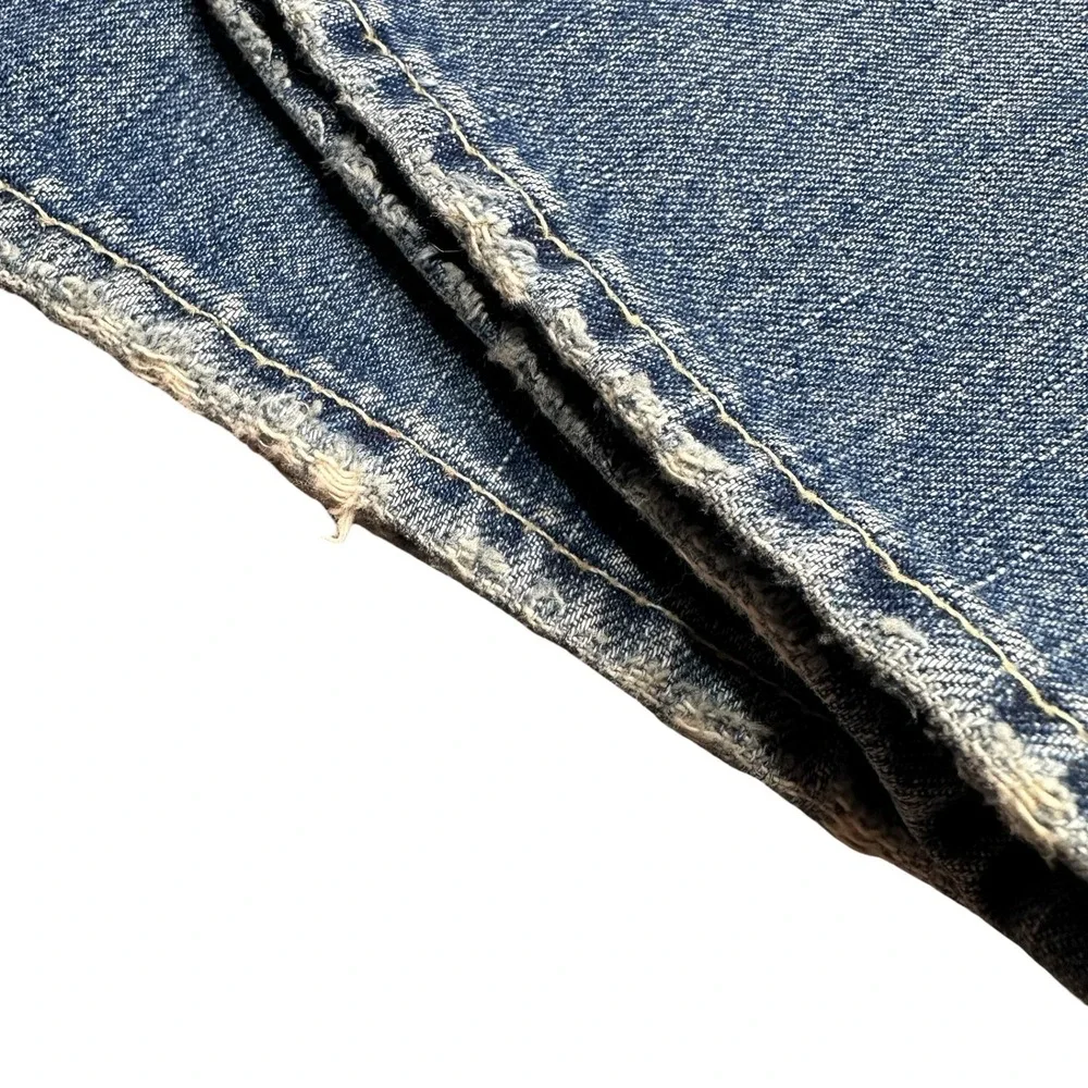 Polo Ralph Lauren Varick Slim Straight Jeans Mens 36x34 Blue Medium Wash Denim